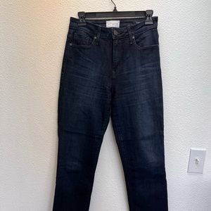 Parker Smith dark wash straight jeans